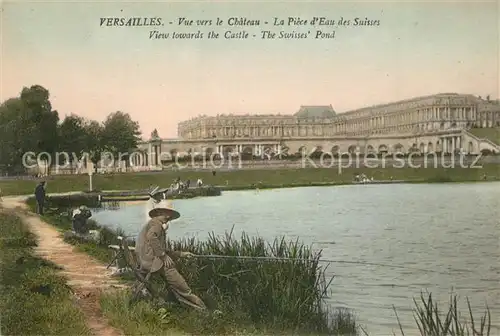 AK / Ansichtskarte Versailles_Yvelines Vue vers le Chateau  Versailles_Yvelines