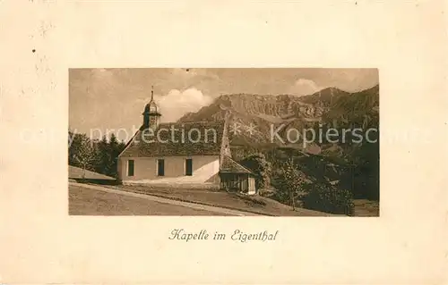 AK / Ansichtskarte Eigenthal Kapelle Eigenthal