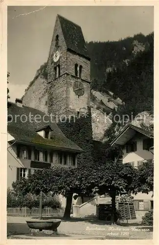 AK / Ansichtskarte Interlaken_BE Kirche von Unterseen Interlaken_BE