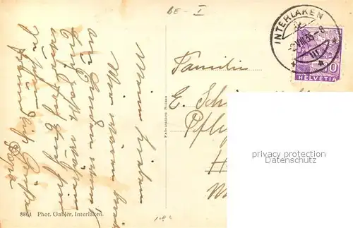 AK / Ansichtskarte Interlaken_BE Kirche von Unterseen Interlaken_BE