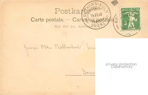 AK / Ansichtskarte Brienzer_Rothorn_BE Panorama Brienzer_Rothorn_BE