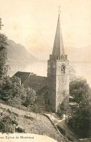 AK / Ansichtskarte Montreux_VD Eglise Montreux VD