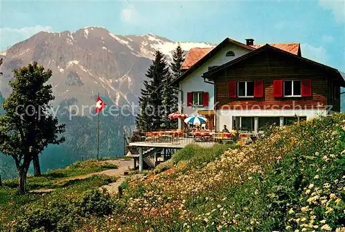 AK / Ansichtskarte Engelberg_OW Restaurant Schwand Agnes Matter Engelberg OW