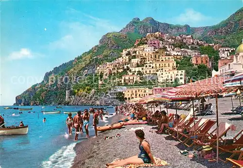 AK / Ansichtskarte Positano Plage Positano