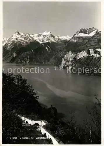 AK / Ansichtskarte Urnersee mit Urirotstock Urnersee