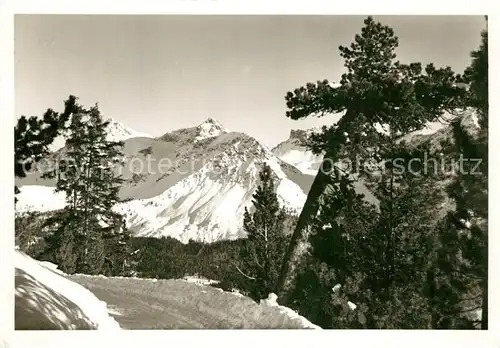 AK / Ansichtskarte Arosa_GR Arlenwald Promenade Arosa_GR