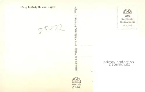 AK / Ansichtskarte Ludwig_II  Ludwig_II