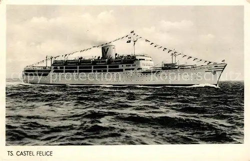 AK / Ansichtskarte Schiffe_Ships_Navires TS Castel Felice  Schiffe_Ships_Navires