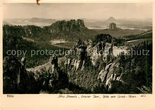 AK / Ansichtskarte Foto_Hahn_Nr. 8510 Saechsische Schweiz Grosser Dom  Foto_Hahn_Nr.
