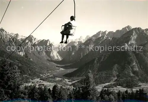 AK / Ansichtskarte Sessellift Seggiovia di Dobbiaco Val Pusteria Monte Rota  Sessellift