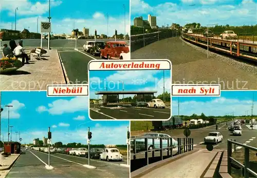 AK / Ansichtskarte Niebuell Autoverladung Niebuell