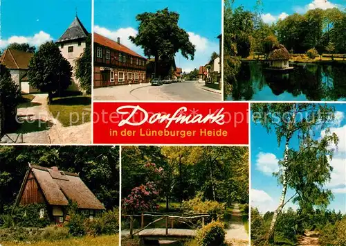 AK / Ansichtskarte Dorfmark Stadtansichten Teich Entenhaus Dorfmark