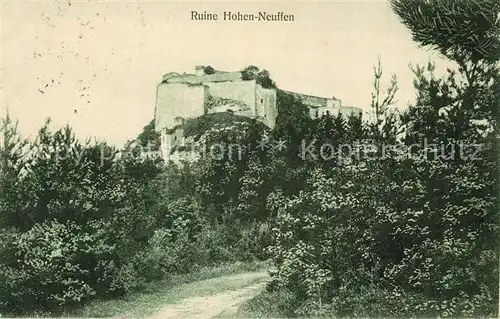 AK / Ansichtskarte Neuffen Burgruine Hohen Neuffen Soldatenbrief Neuffen