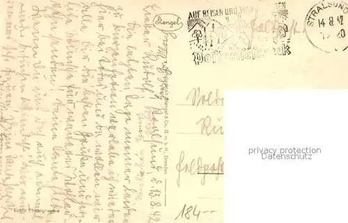 AK / Ansichtskarte Stralsund_Mecklenburg_Vorpommern Partie am Knieperteich Stralsund_Mecklenburg