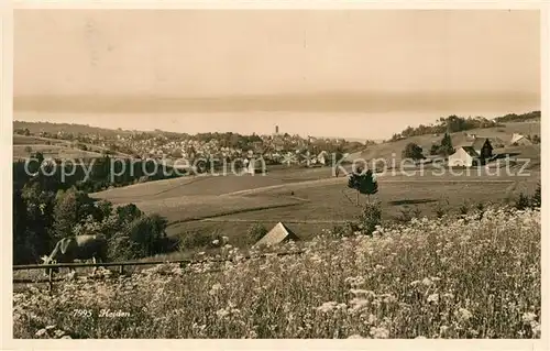 AK / Ansichtskarte Heiden_AR Panorama Blick zum Bodensee Heiden_AR