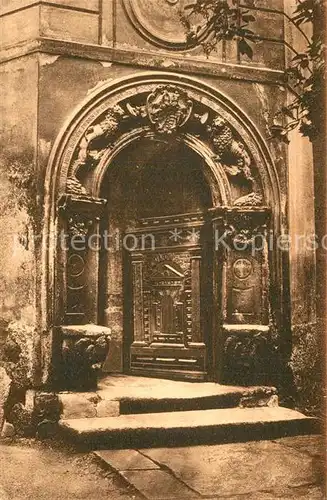 AK / Ansichtskarte Alt_Meissen_Elbe Tor im Jahna schen Freihof 17. Jdht. Folge 7 No. 3 Alt_Meissen_Elbe