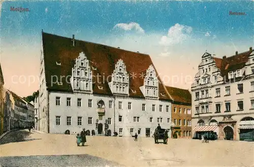 AK / Ansichtskarte Meissen_Elbe_Sachsen Rathaus Meissen_Elbe_Sachsen