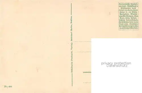 AK / Ansichtskarte Meissen_Elbe_Sachsen Elbe Koenigliche Albrechtsburg und Dom Meissen_Elbe_Sachsen