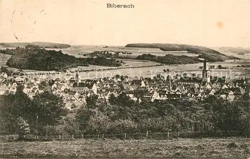 AK / Ansichtskarte Biberach_Riss Panorama Biberach Riss