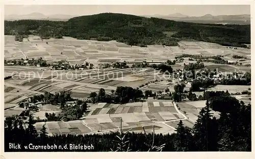 AK / Ansichtskarte Cunewalde Panorama Blick vom Czroneboh nach dem Bieleboh Cunewalde
