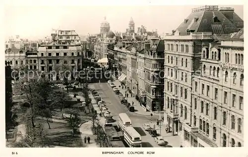 AK / Ansichtskarte Birmingham Colmore Row Birmingham