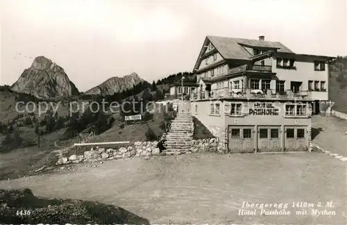 AK / Ansichtskarte Ibergeregg Hotel Passhoehe Ibergeregg