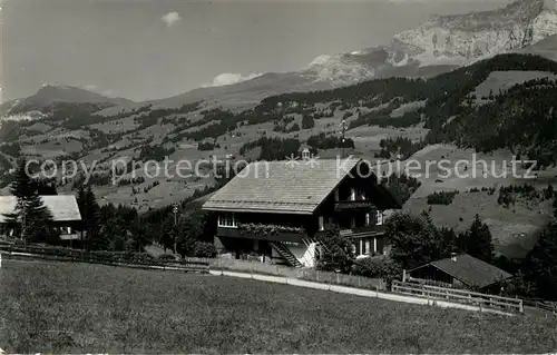 AK / Ansichtskarte Adelboden Helenenheim mit Elsighorn Adelboden