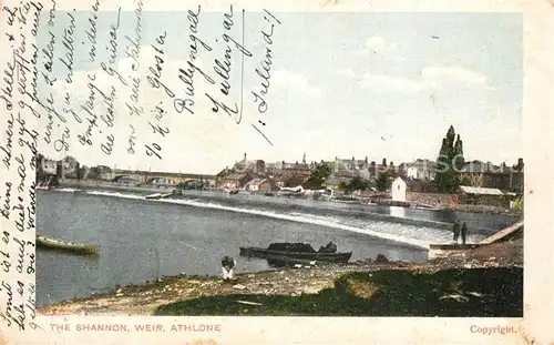 AK / Ansichtskarte Athlone The Shannon Weir Athlone