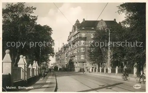 AK / Ansichtskarte Malmoe Slottsgatan Malmoe