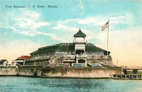 AK / Ansichtskarte Manila_Manila Fort Santiago US Army Manila_Manila