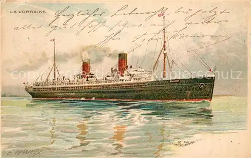 AK / Ansichtskarte Seine Port La Lorraine Dampfschiff Seine Port