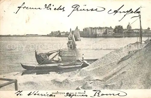 AK / Ansichtskarte Mantova Lago di Mezzo Mantova