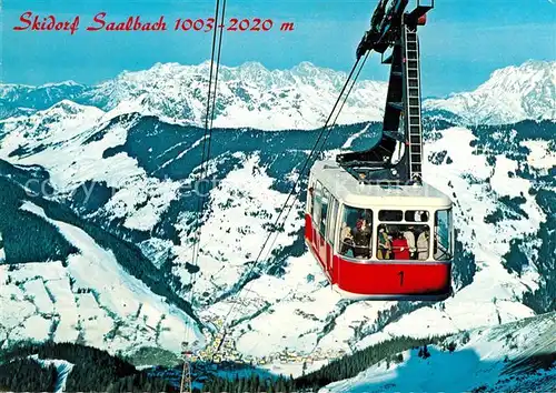 AK / Ansichtskarte Seilbahn Schattberg Saalbach  Seilbahn