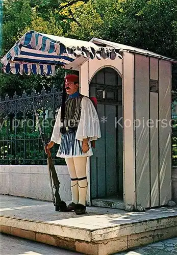 AK / Ansichtskarte Leibgarde_Wache Evzone Griechenland  Leibgarde Wache