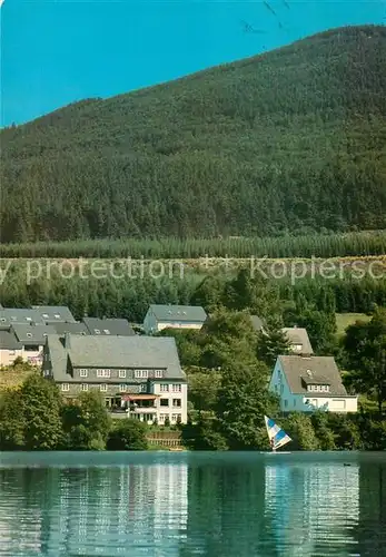 AK / Ansichtskarte Olsberg_Sauerland Hotel am See  Olsberg_Sauerland