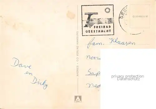 AK / Ansichtskarte Geesthacht_Elbe Hafen Schleuse Eibbruecke Markt Speicherbecken Bergedorfer Strasse Geesthacht_Elbe