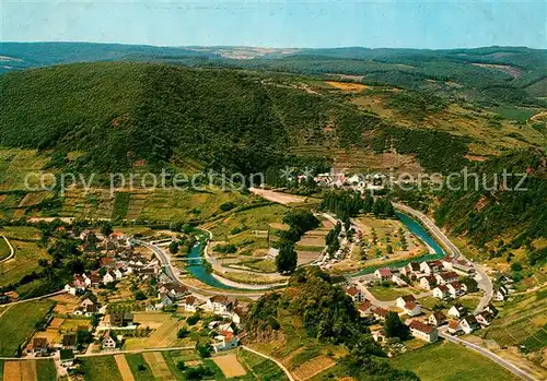 AK / Ansichtskarte Altenahr Fliegeraufnahme Altenburg mit Camping und Seilbahn Altenahr