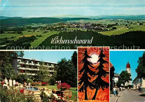 AK / Ansichtskarte Hoechenschwand Fliegeraufnahme Brunnen Hoechenschwand