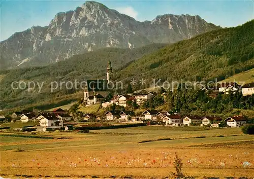 AK / Ansichtskarte Anger_Bad_Reichenhall mit Hochstaufen 