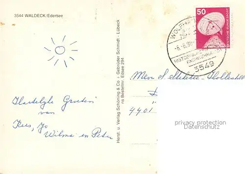 AK / Ansichtskarte Waldeck_Edersee Fachwerk Waldeck Edersee