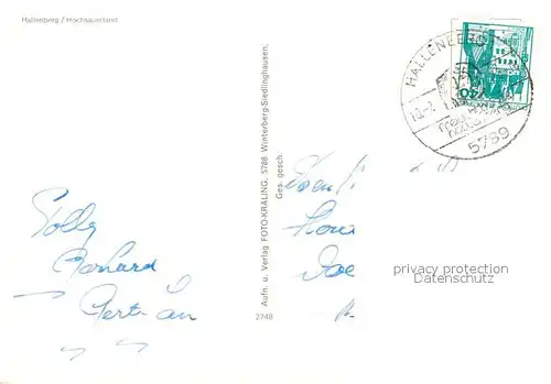 AK / Ansichtskarte Hallenberg Fachwerk Kirche Hallenberg