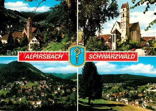 AK / Ansichtskarte Alpirsbach Kirche Fliegeraufnahme Alpirsbach