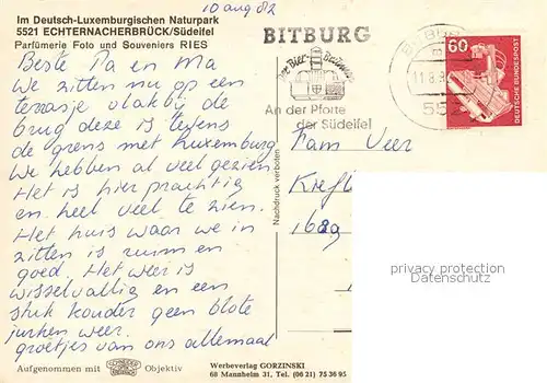 AK / Ansichtskarte Echternacherbrueck Panorama Echternacherbrueck