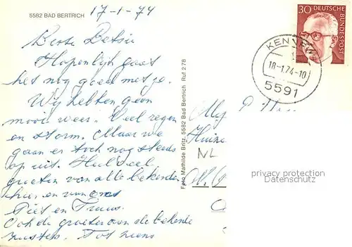 AK / Ansichtskarte Bad_Bertrich Ortsansicht Bad_Bertrich