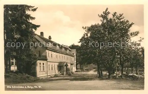 AK / Ansichtskarte Gehlberg Waldhotel Schmuecke am Rennsteig Gehlberg