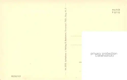 AK / Ansichtskarte Gehlberg Waldhotel Schmuecke am Rennsteig Gehlberg