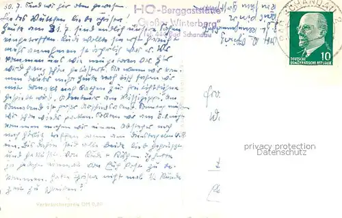 AK / Ansichtskarte Bad_Schandau Berghotel Grosser Winterberg Bad_Schandau