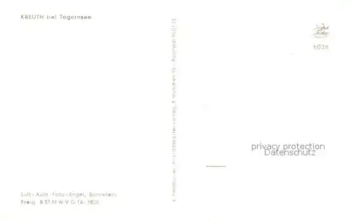 AK / Ansichtskarte Kreuth_Tegernsee Fliegeraufnahme Kreuth Tegernsee