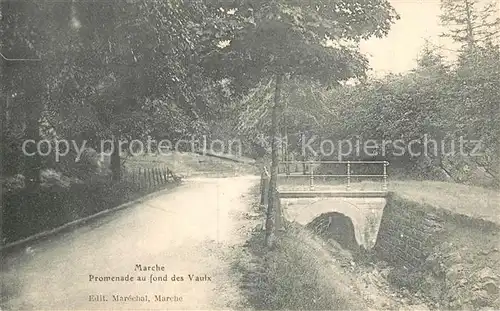 AK / Ansichtskarte Marche en Famenne Promenade au fond des Vaulx Marche en Famenne