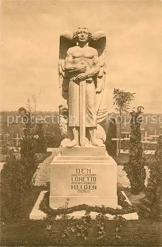 AK / Ansichtskarte Lens_Pas de Calais Korpsfriedhof Lorettodenkmal Offizielle Postkarte zu Gunsten der Hinterbliebenen Lens_Pas de Calais